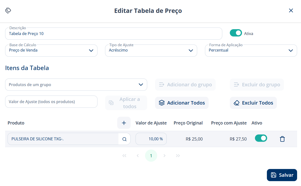alt: Imagem de tabela de preço exemplo