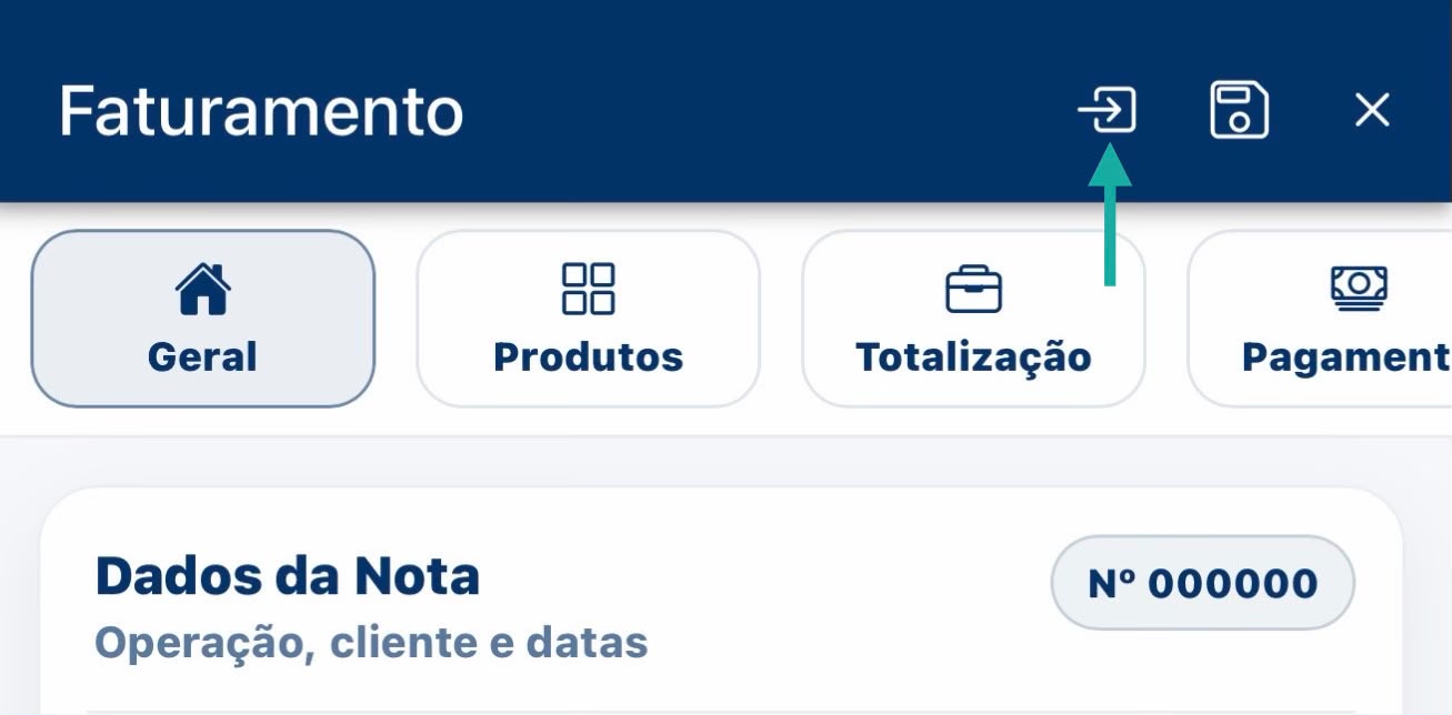alt:Imagem do botão de importação 